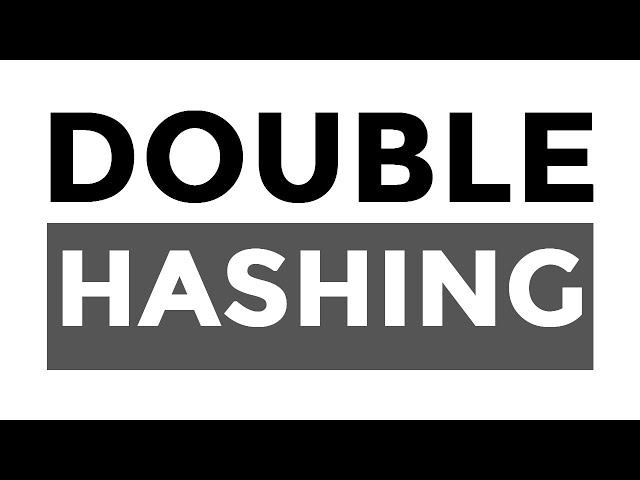 Double Hashing Explained!