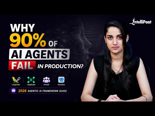 Best AI Agent Frameworks for 2026: LangGraph vs CrewAI vs AutoGen (Production Guide) | Intellipaat