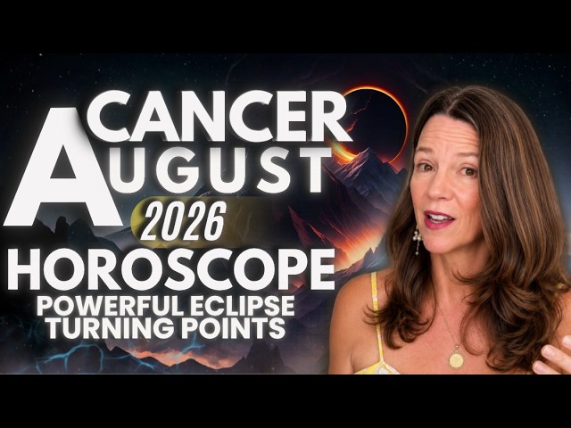 CANCER  Sun Moon Rising AUGUST 2026 Horoscope ♋ The Most Powerful Financial Reset in Years