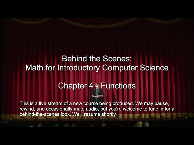 Behind the Scenes: Math for Introductory CS - Functions