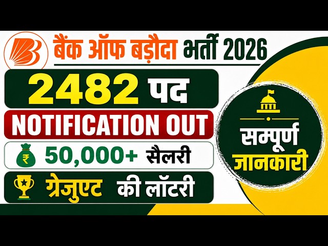 Bank of Baroda Recruitment 2026 | Bank of Baroda Local Bank Officer Notification 2026 | BOB Vacancy