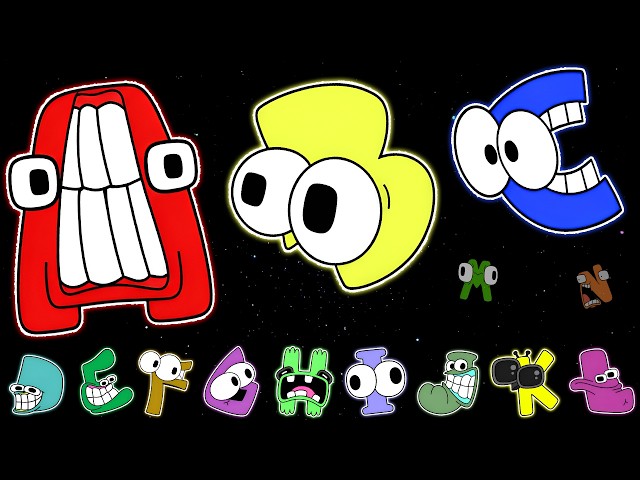 Colorful ABC Song for Kids | Cute Uppercase Letters | Learn A–Z