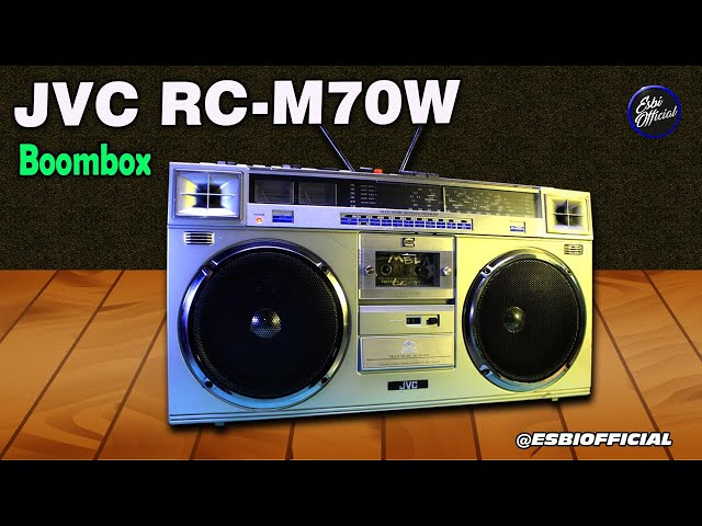 JVC RC-M70W Restoration: Super Old Boombox Tape Recorder Radio