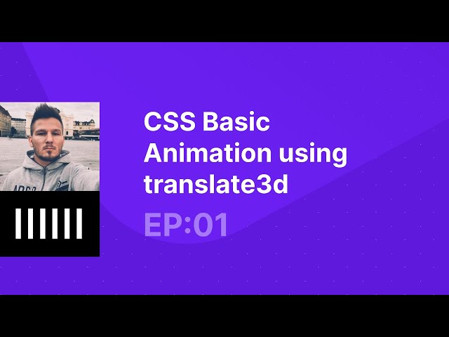 CSS Animation: translate3d, backdrop-filter and custom tags