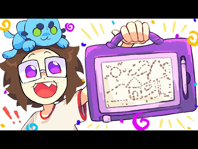 desenhando em brinquedos infantis