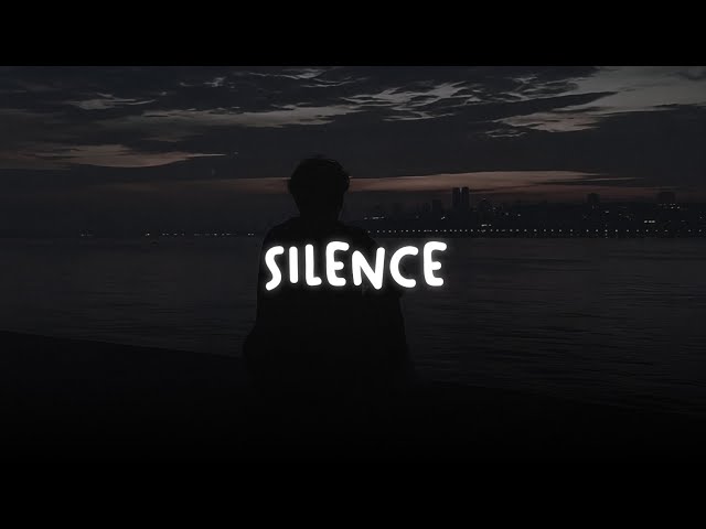 marshmello ft. khalid — silence (slowed + reverb)