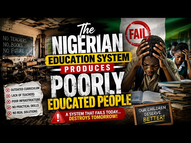 The Nigerian Education System Is Where You Go To Be Miseducated