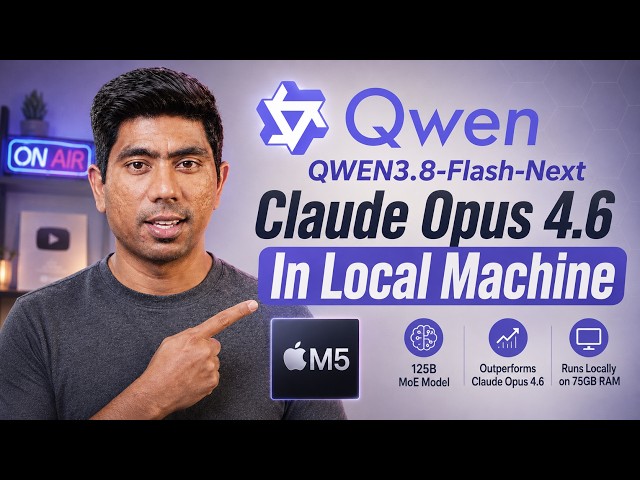 Qwen3.8-Flash-Next: 125B MoE Model Outperforms Claude Opus 4.6 — Locally! 🤯