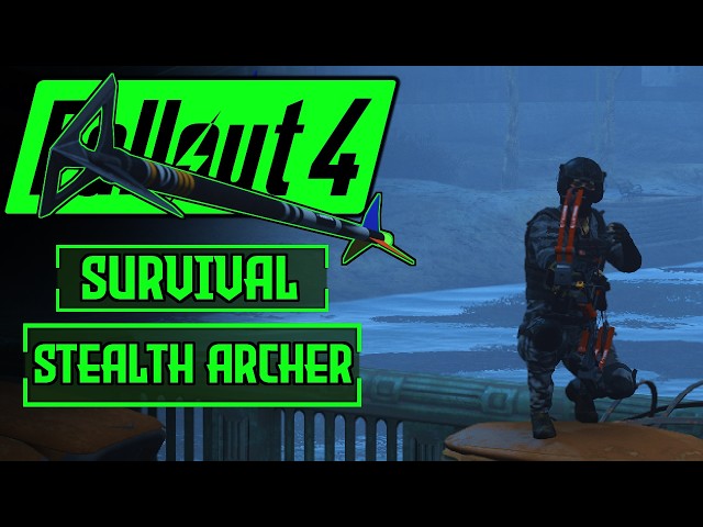 Can I Beat Fallout 4 Survival Difficulty as a STEALTH ARCHER?! | Fallout 4 Survival Challenge!