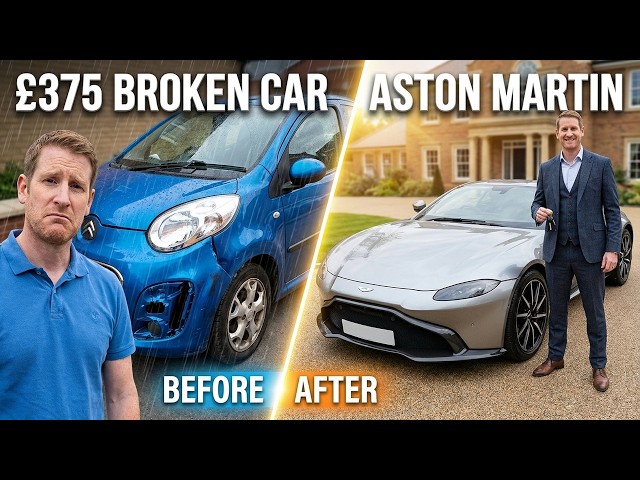 From a £375 car to an Aston Martin – My Impossible Flip Journey Starts