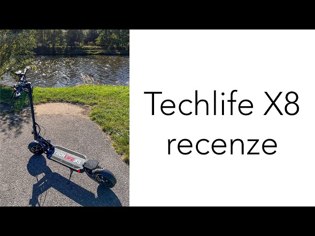Techlife X8 - testovací jízda. Skvělý komfort, ticho a parádní jízda 🤩🛴