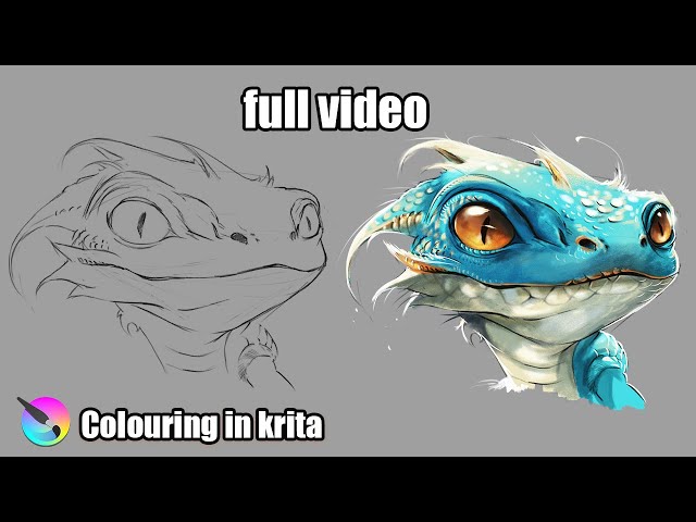 animal painting in krita | #SKETCHES #sketches #art #sketchingbasics #drawing #learningsketch