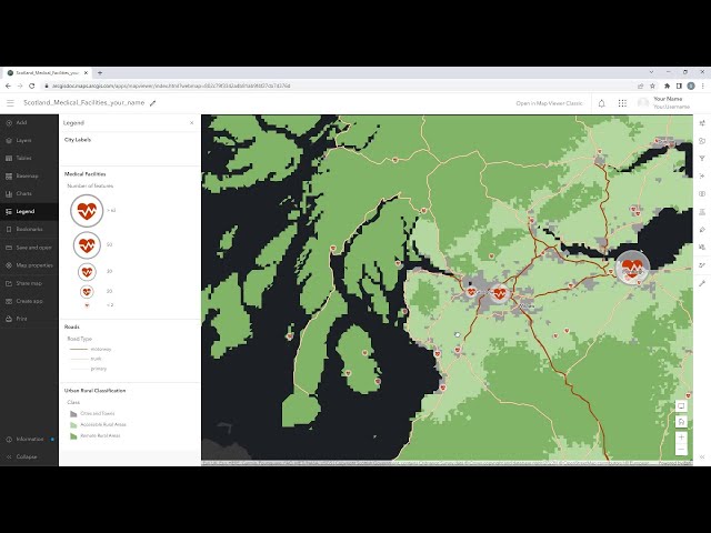 Share a web map in ArcGIS Pro