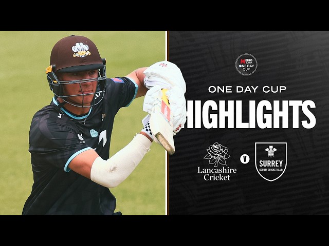 Thomas & Blake ace the chase! | Lancashire vs Surrey | One Day Cup Men HIGHLIGHTS