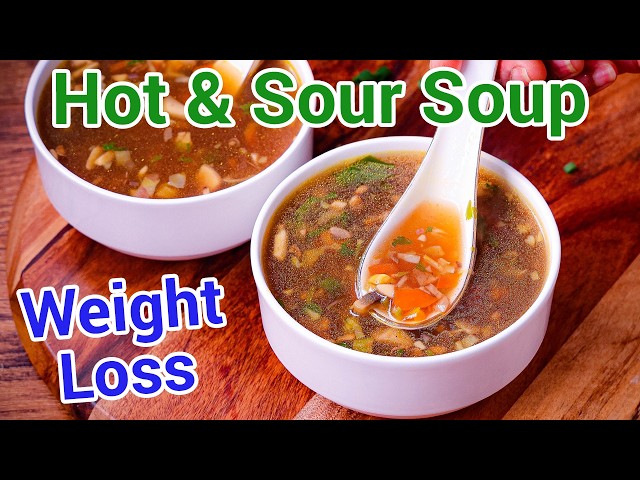 Hot and Sour Soup Recipe - Perfect Spicy Soup for Rainy Days | Street Style Spicy Soup for Monsoon