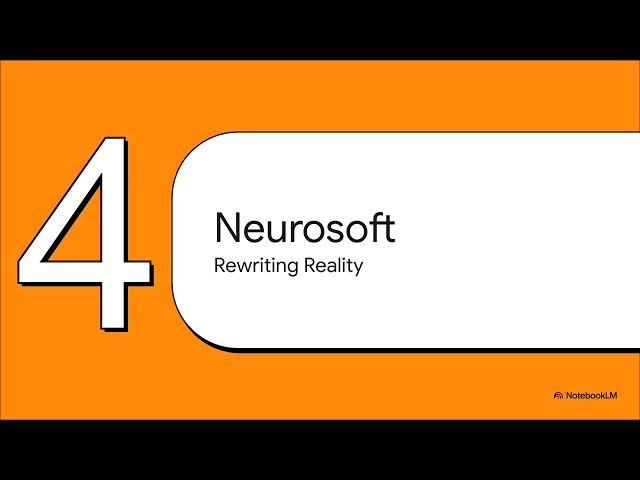 Neurosoft  Cognitive Terraforming