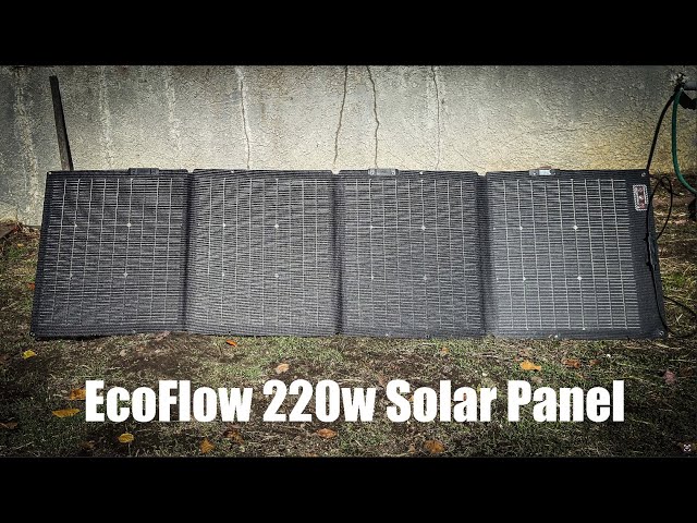 EcoFlow 220W Portable Solar Panel Review