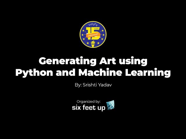 Generating Art using Python and Machine Learning