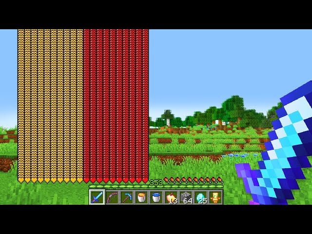 Minecraft, But I Have 1,000,000 Hearts…
