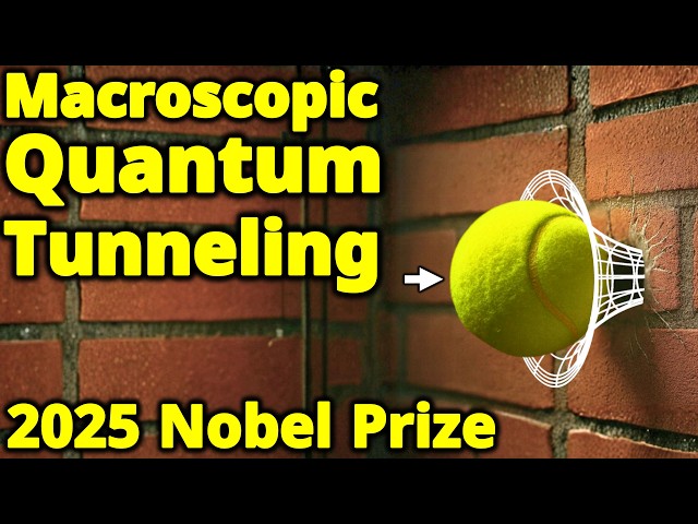 Simple Explanation of Macroscopic Quantum Tunneling | 2025 Physics Nobel Prize