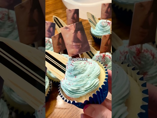Making Conrad Cupcakes. #shorts