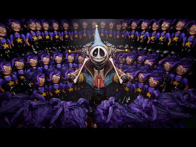 PROTOTYPE vs. 100 LILLY LOVE BRAIDS CLONES (Poppy Playtime Animation)