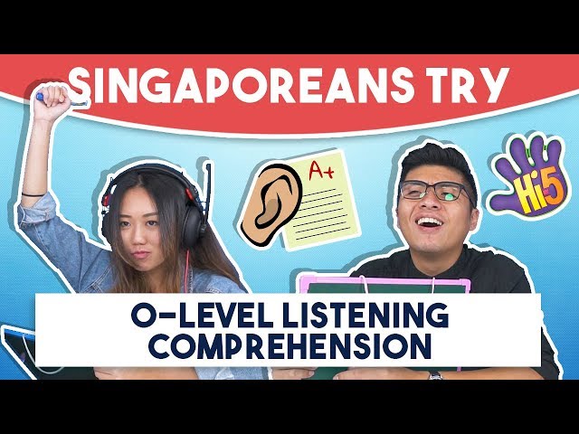 Singaporeans Try: O-Level Listening Comprehension