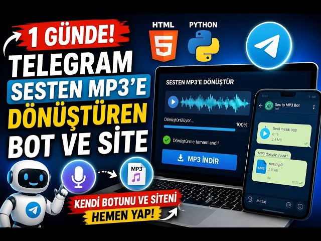 14 Günlük Yazılım Serisi - 1. GÜN: Kendi Telegram Botunu ve Siteni Yap!