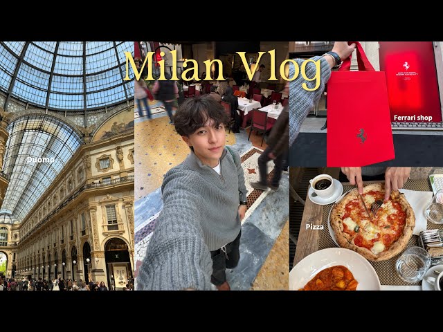 MILAN TRIP VLOG🇮🇹| first day in Italy l Duomo, Pizza.