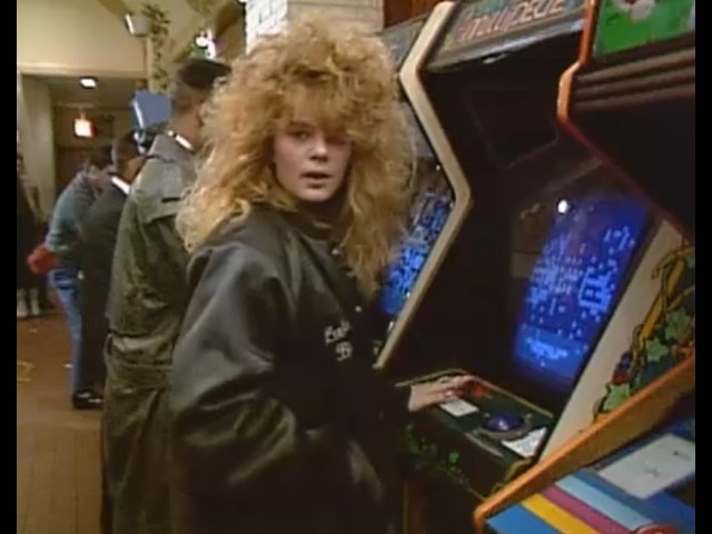 Inside an Arcade in New York City in 1990