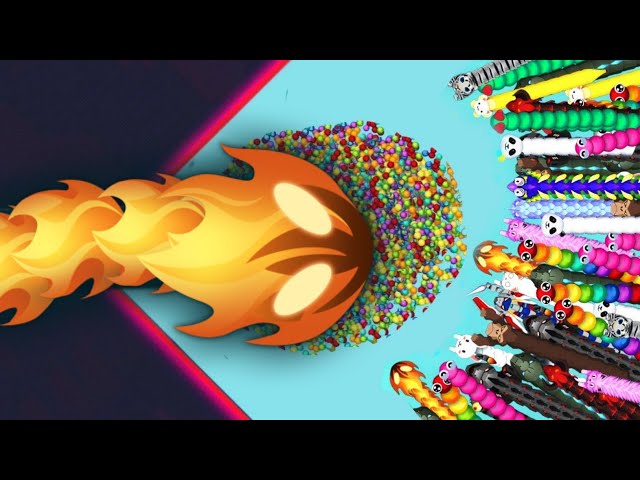 SNAKE IO🐍 MONSTER AGNI SNAKE 🐍 VS 1000 PRO GIANT SNAKES 🐍 EPIC SNAKEIO GAMEPLAY #snakegame #games 