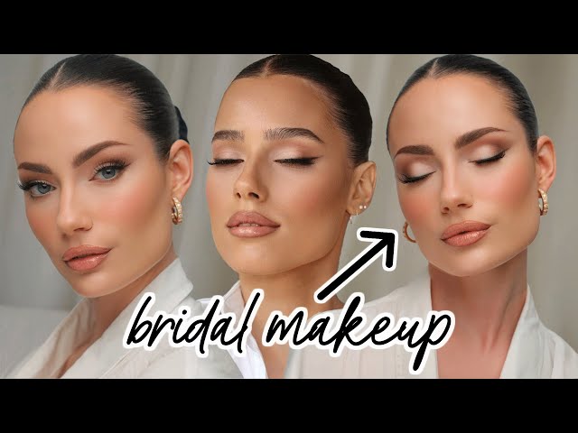THE PERFECT BRIDAL MAKEUP 🤍 *tips and tricks from a pro makeup artist!*