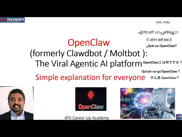 OpenClaw (formerly Clawdbot / Moltbot) – Agentic AI Explained Simply