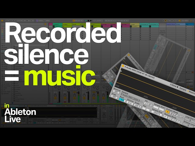 I Recorded Nothing And Made An Entire Track - Ableton Live Glitchy IDM Sound Design Tutorial