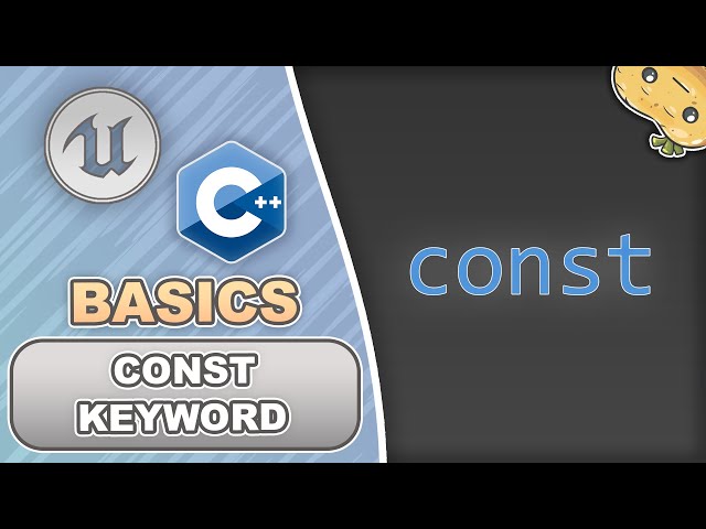 CONST Keyword in C++ for Unreal Engine in 3 Minutes!