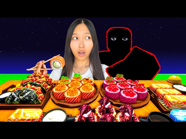 This ROBLOX MUKBANG GAME is HAUNTED...