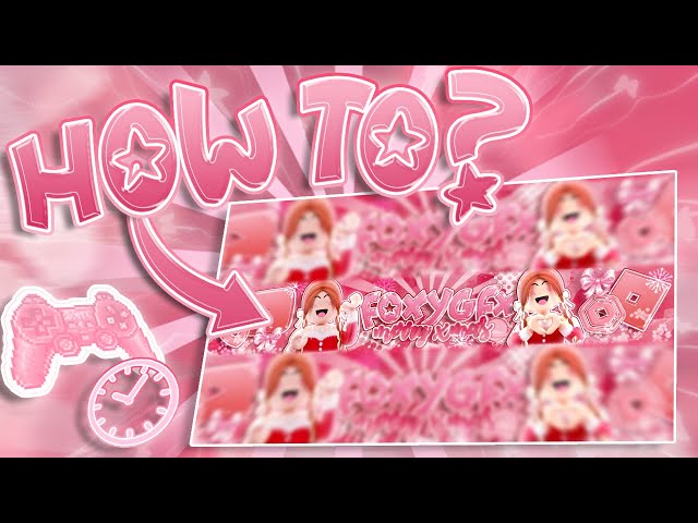 How to make a ROBLOX YOUTUBE BANNER! (2025) ✨👀