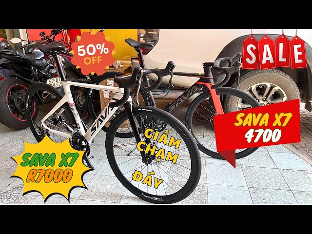 Hãng chơi lớn rồi Giảm SAVA X-7 giá HỌC SINH 👉0935593951☎️ #LêĐức #sava #savax7 #road #roadbike