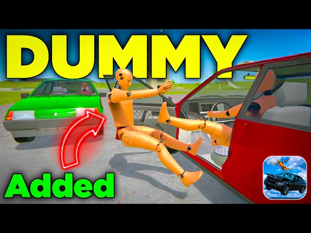 Finally Dummy Added! Crash Test Simulator 3 💥 (Update 0.2)