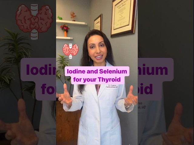 🦋 Iodine and Selenium for Your Thyroid!   #shorts #thyroidhealth #hashimotos