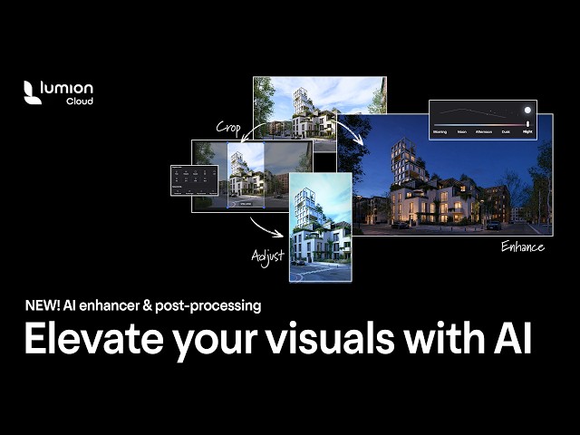 AI Image Enhancer & Post-Processing for Architectural Visuals