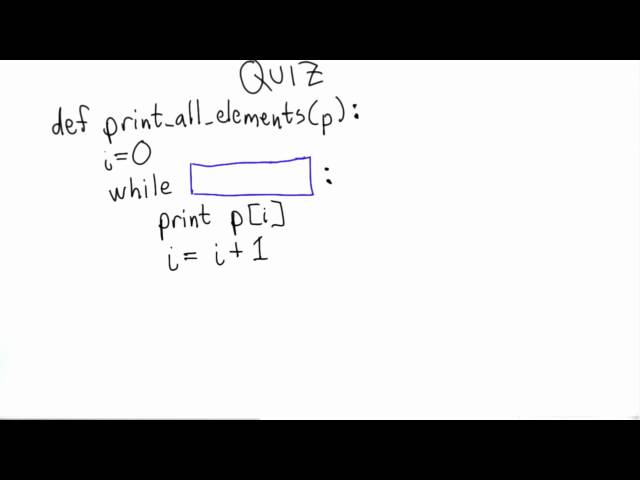 Loops on Lists