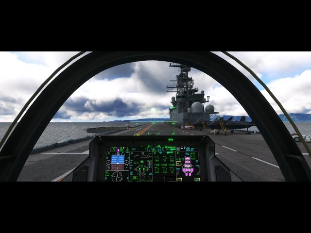 MFS2020 | RTX4090 | F-35 C | Carrier Start | Risky Maneuvers | Butter Landing | Headtracker POV