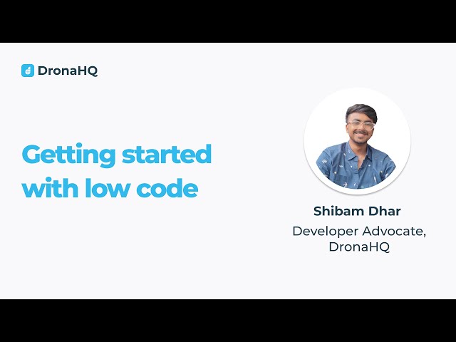 Getting started with low code