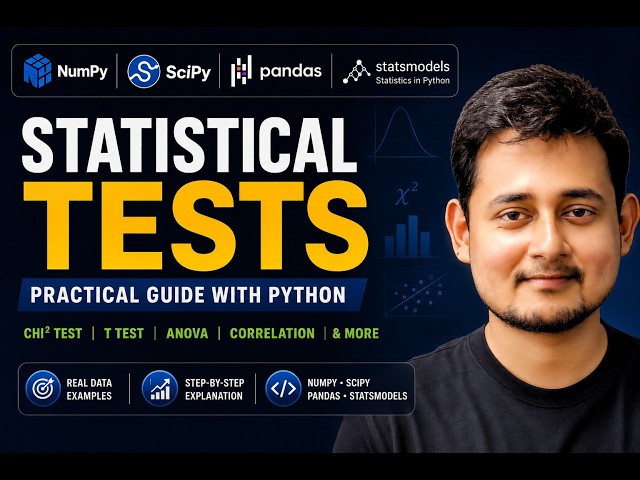 Statistical Tests in Python | NumPy, SciPy, Pandas & Statsmodels Tutorial