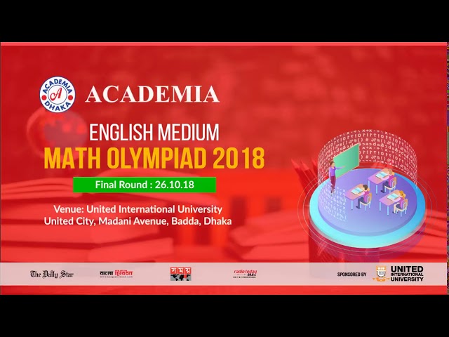 ACADEMIA ACADEMIA English Medium Math Olympiad 2018