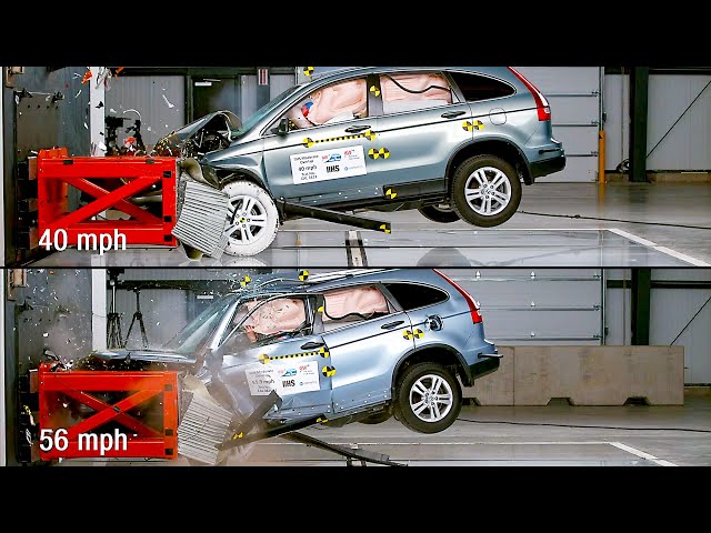 Crash Test 40mph VS 56mph – How Speed Affects the Severity of Crashes