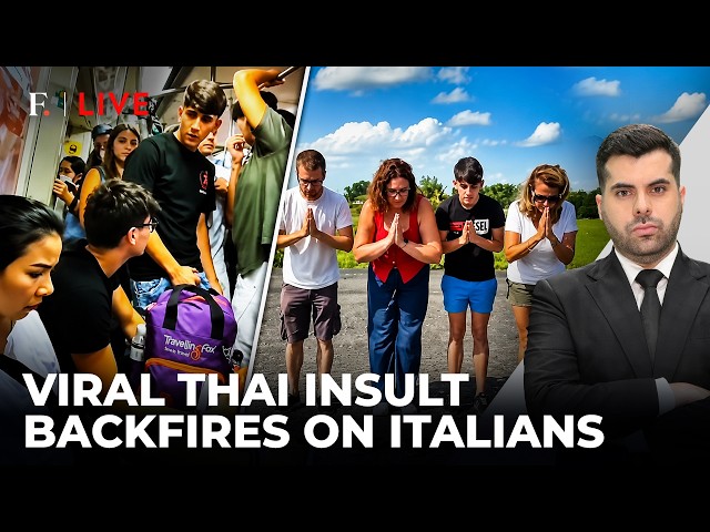 Italian Tourists Mock Thai Woman, Viral Video Sparks Public Apology | Firstpost Live
