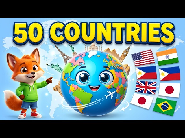 Countries of the World | Names, Flags & Capitals for Kids