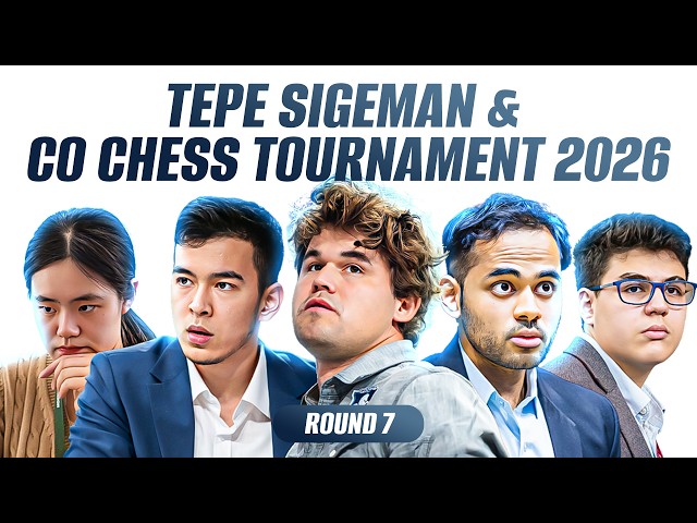 Arjun Erigaisi vs Andy, Carlsen vs Yagiz | Tepe Sigeman & Co. 2026 Round 7
